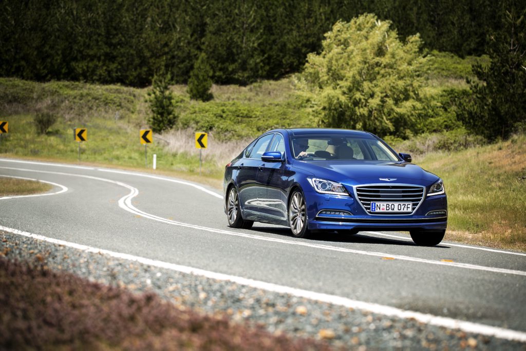 The Hyundai Genesis. The Hyundai Genesis.